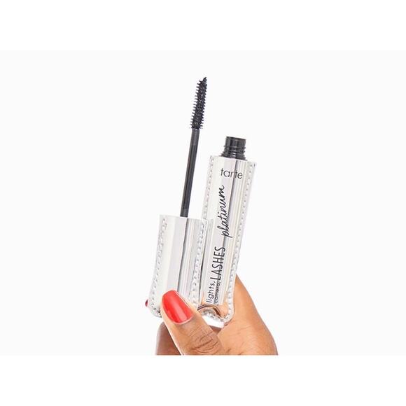 Tarte Lights Camera Lashes Platinum Mascara Full Size NIB Black Serum Hybrid - Picture 14 of 14